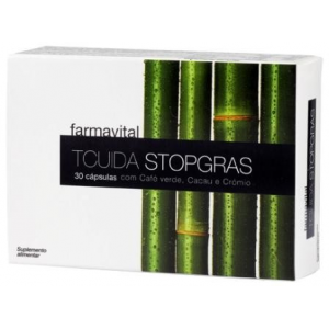 Foto Tcuida stopgras 30 capsulas con cafe,cacao y cromo