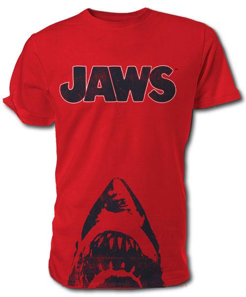 Foto TiburóN Camiseta Jaws Logo & Shark Talla S