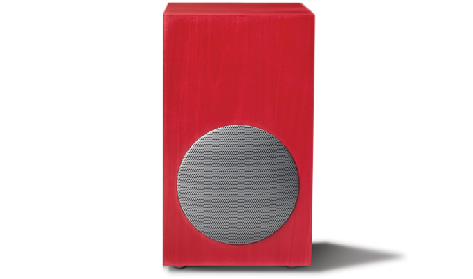 Foto Tivoli Audio Model 10/10+ Stereo Speaker Carmine Red / Silver
