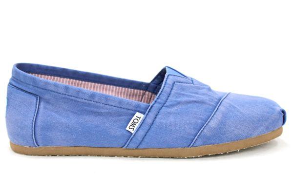 Foto TOMS Classic Palmetto Shoes BLUE Size: 8