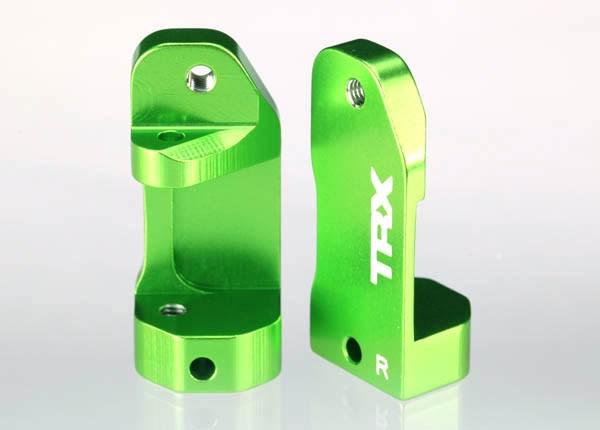Foto Traxxas 3632G Caster blocks, 30-degree, green-anodized Para RC Modelos Coches