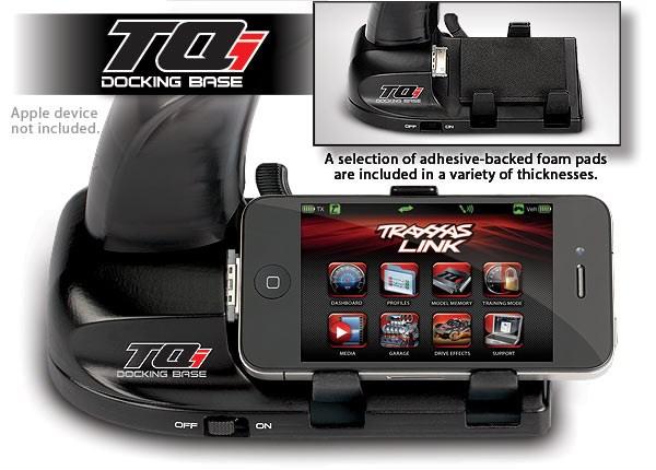 Foto Traxxas 6510 Docking base, TQi 2.4 GHz transmitter (iPod/iPhone) Para RC Modelos Coches