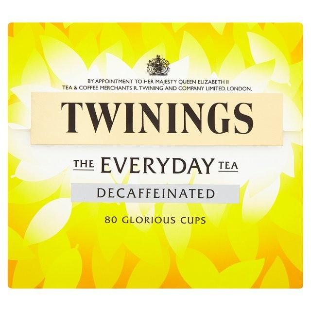 Foto Twinings Everyday Tea Bags Decaffeinated 80