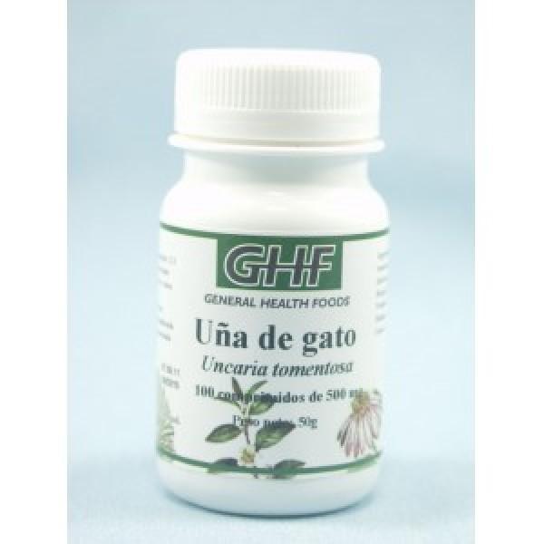 Foto Uña de gato GHF. 100 comprimidos de 500 mg.