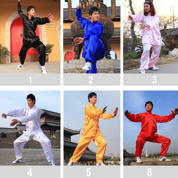 Foto Uniforme de Kung Fu pantalon camiseta para artes marciales - unisex