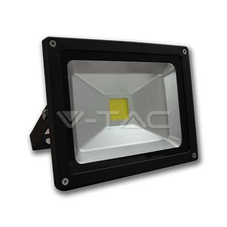 Foto V-TAC VT-4020 LED reflector 20W (190W) IP65 WW Vivienda grafito