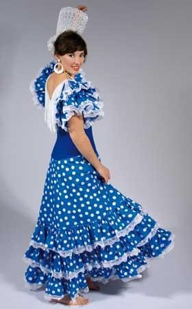Foto Vestido de Andaluza en Colores para mujer