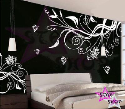 Foto vinilo flor decorativo adhesivo pegatina pared decoracion comedor wall sticker