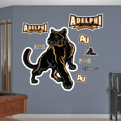 Foto Vinilos decorativos NCAA Adelphi Panthers Logo Wall Decal Sticker, 112x99 in.