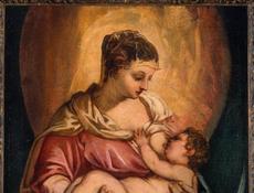 Foto Virgen y el niño de Tintoretto