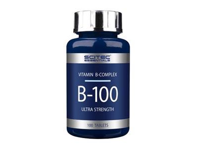 Foto Vitamina B 100 Tabletas - Scitec Essentials