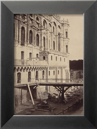 Foto Vue du côté de la passerelle du château de Saint-Germain-en-Laye