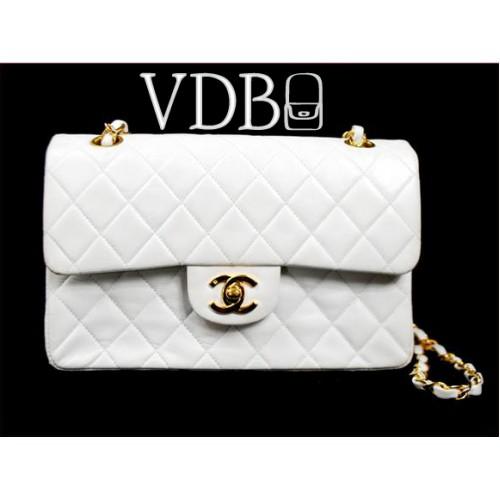 Foto White Classic Flap Chanel Handbag