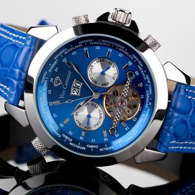 Foto Yves Camani  Reloj Hombre  Automatico  Acero Azul Nuevo