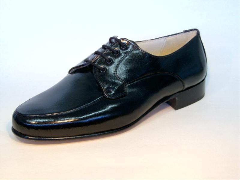 Foto zapato piel ancho especial 10, negro, talla 39 - hombre - zapato