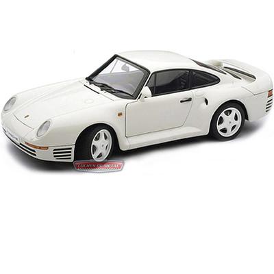 Foto 1986.- Porsche 959 Coupe Blanco Metalizado (autoart 78083) Escala 1:18. foto 738211