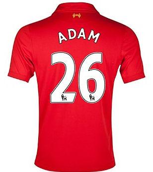 Foto 2012-13 Liverpool Home Shirt (Adam 26) - Kids foto 892222