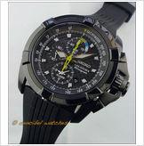 Foto 2012 seiko velatura black pvd snae17p1 alarm chronograph. carbon fiber dial foto 613749