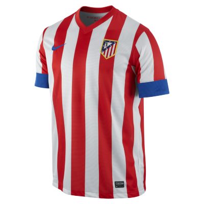 Foto 2012/2013 Atlético de Madrid Replica Short-Sleeve Camiseta de fútbol - Hombre - Rojo/Blanco - M foto 304263