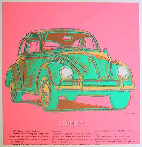 Foto Aceite de Reproducción 60 x 80 CM - Andy Warhol - Volkswagen foto 281145