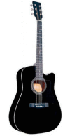 Foto Adagio - Rochester: Guitarra Acústica A60 Bk Negra foto 98561
