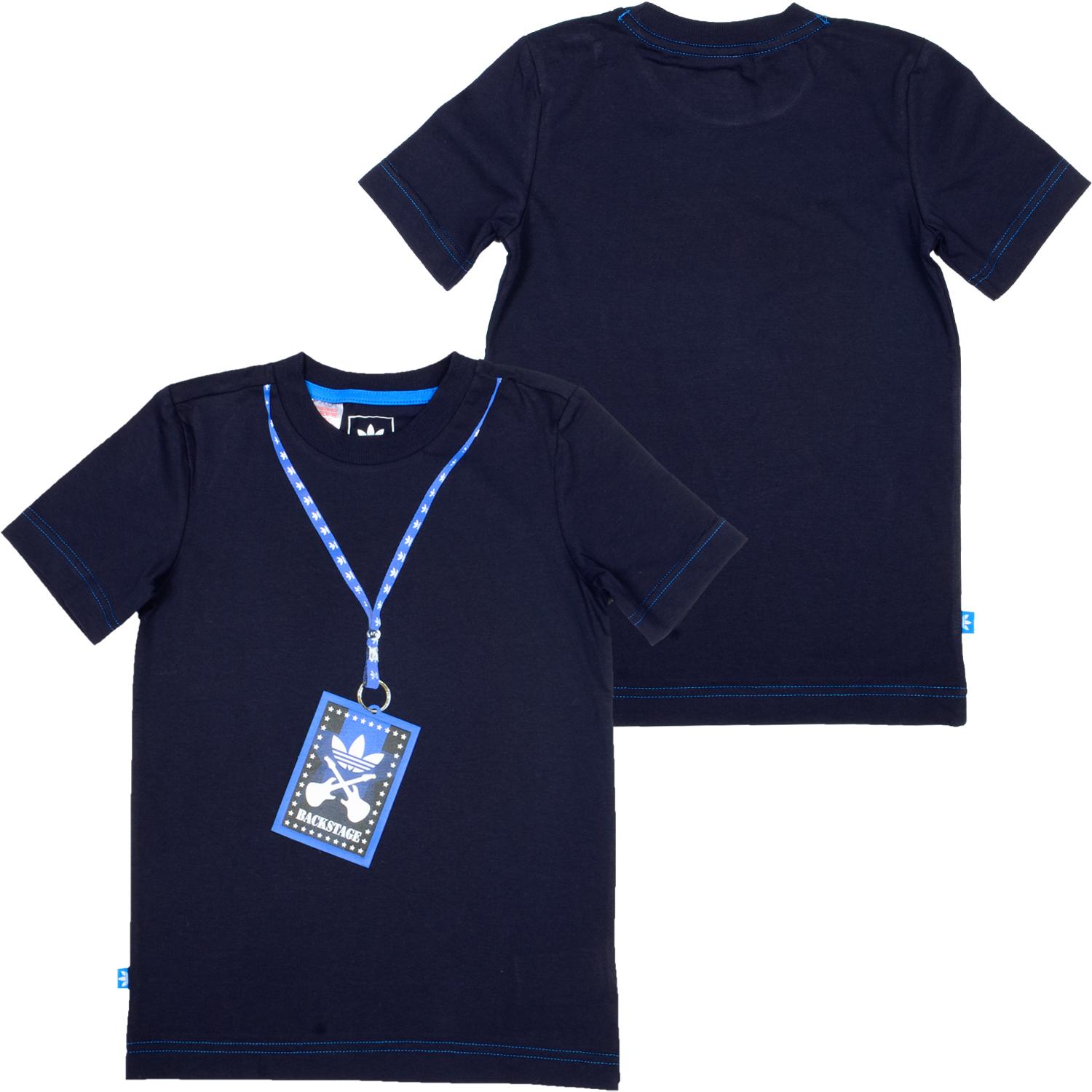 Foto Adidas Junior Graphic T-shirt De Color Azul Oscuro foto 941479