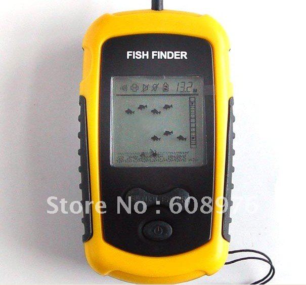 Foto alarma grande el 100m de la lupa de pesca del buscador de los pescados del lcd del sonar de la profundidad foto 3762