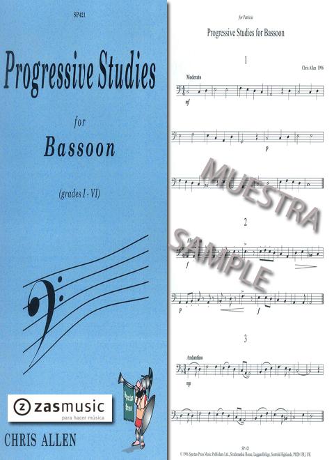 Foto allen, chris: progressive studies for bassoon. foto 490833