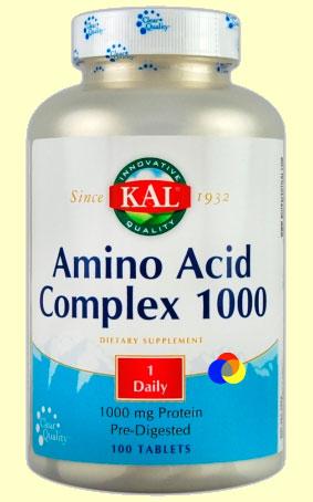 Foto Amino Acid Complex - Laboratorios KAL - 100 comprimidos foto 160169