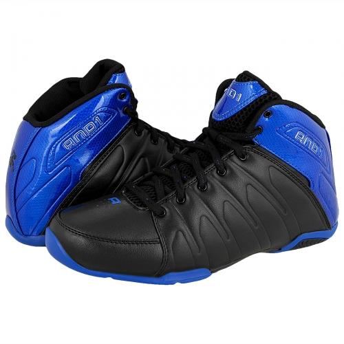 Foto AND1 Thunder Mid Zapatillas de baloncesto negro/azul eléctrico/negro foto 175565