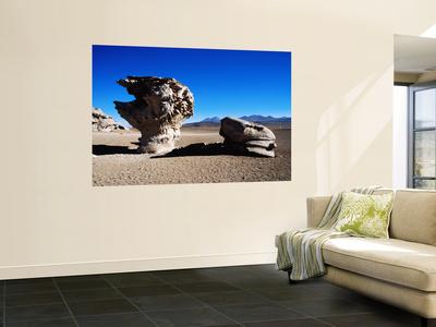 Foto Arte laminado de gran formato Bizarre Rock Formation known as Arbol De Piedra (Stone Tree) de Craig Pershouse, 183x122 in. foto 821109
