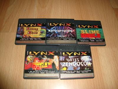 Foto Atari Lynx Pack De 5 Juegos Usados En Buen Estado: Xenophobe , Rygar Etc. foto 612799