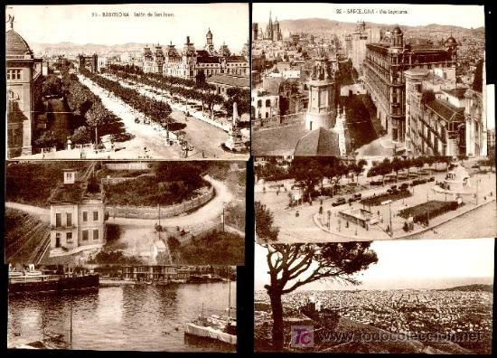 Foto barcelona: lote de 40 t postales antiguas, en sepia ediciones f foto 39255