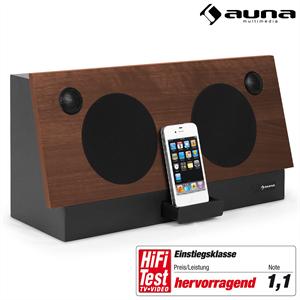 Foto Base Dock Auna para iPhone-iPod – diseño madera, 600W foto 586878