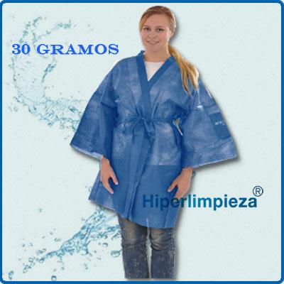 Foto Bata-Kimono 30 Gr 100 Unidades Azul foto 452367