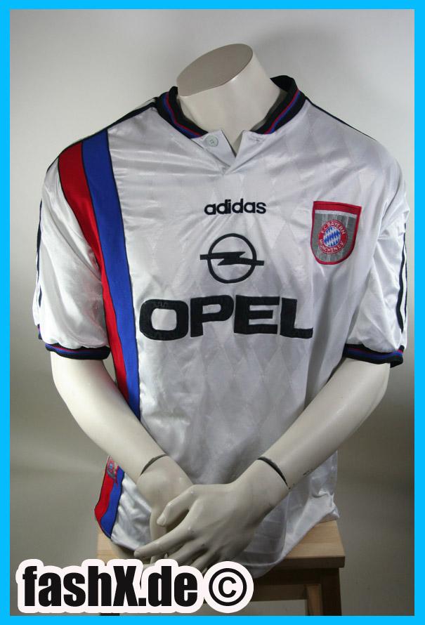 Foto Bayern München Maillot Uefa Cup 1996 Adidas blanco XL Rizzitelli foto 232736
