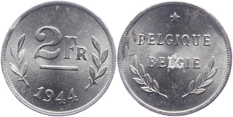Foto Belgien-Königreich Francs 1944 foto 339649