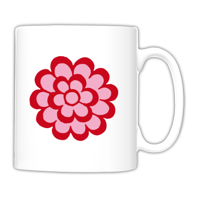Foto big and red flower Taza foto 381955