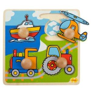 Foto Bigjigs Childrens Wooden Toys My First Peg Puzzle TRANSPORT foto 585713