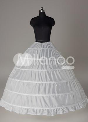 Foto Blanco 90 cm lujoso forro boda nupcial Petticoat foto 22190