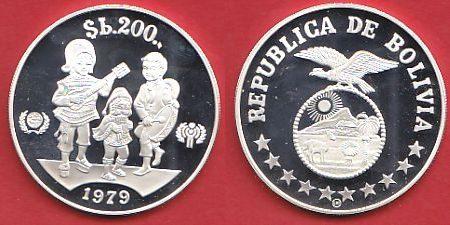 Foto Bolivien 200 Pesos 1979 foto 638364