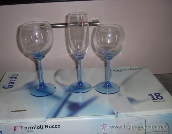 Foto bormioli rocco, set de 18 piezas a estrenar 6 vasos vino, 6 de a foto 203521