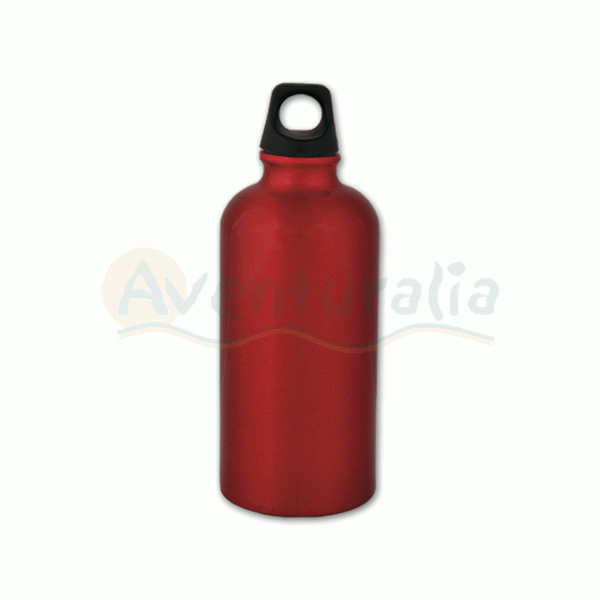 Foto Botella de aluminio Aventuralia de 0,5 litros de color rojo foto 642623