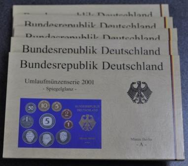 Foto Bundesrepublik Deutschland Brd 5 x 12,68 Dm 2001 foto 639611