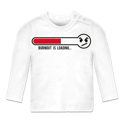 Foto Burnout Is Loading Camiseta de manga larga de bebé. foto 306589