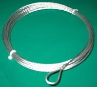 Foto Cable de acero galvanizado y plastificado para la red de voleibol 13 m foto 56616