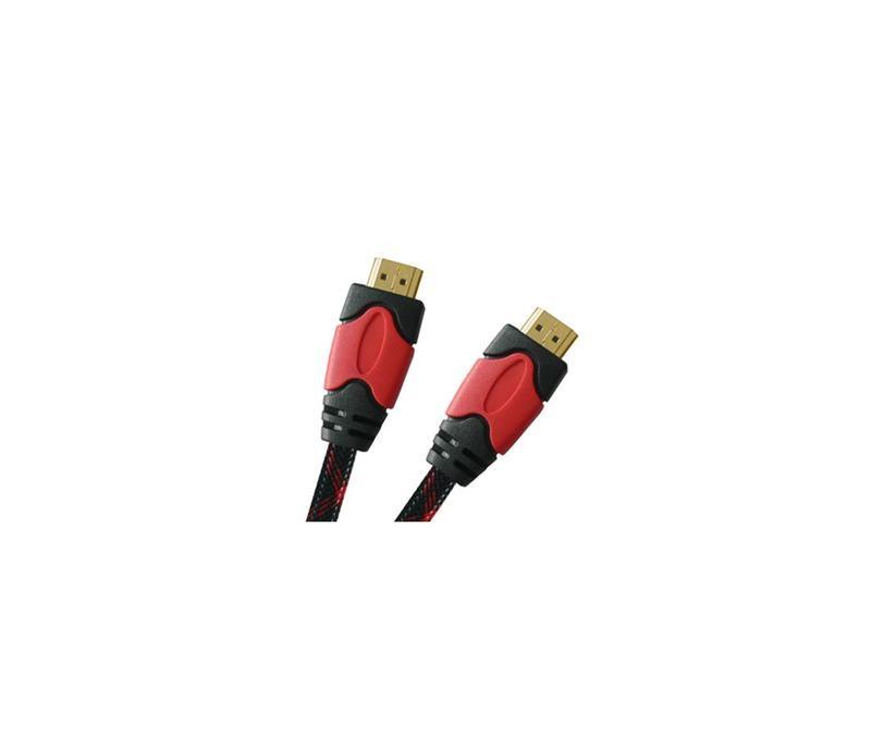 Foto Cable HDMI Woxter 1.4V 2M - Nylon rojo y negro foto 745477