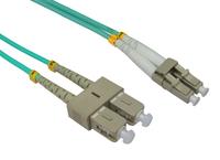 Foto Cables Direct FB3M-LCSC-050 - 5m lc-sc 50/125 mmd om3 cable - aqua foto 644843