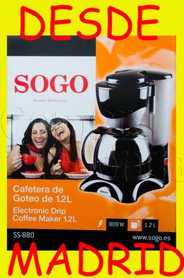 Foto cafetera de goteo sogo ss-880 1.2 litros maquina de cafe jarra 10 - 12 tazas foto 293171