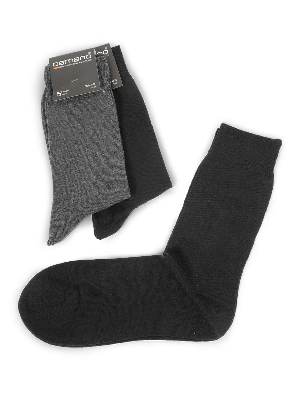 Foto Camano Lote de 5 pares de calcetines negro/antracita EU: 43-46 foto 621996